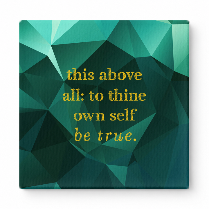 This Above All: to Thine Own Self Be True — Geometric Polygon Facets