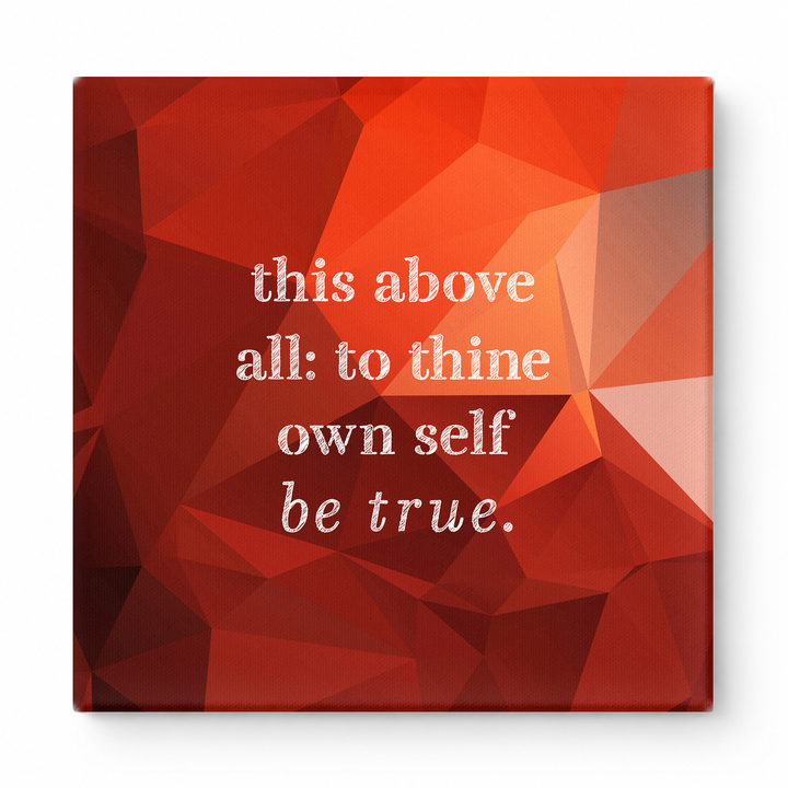 This Above All: to Thine Own Self Be True — Geometric Polygon Facets