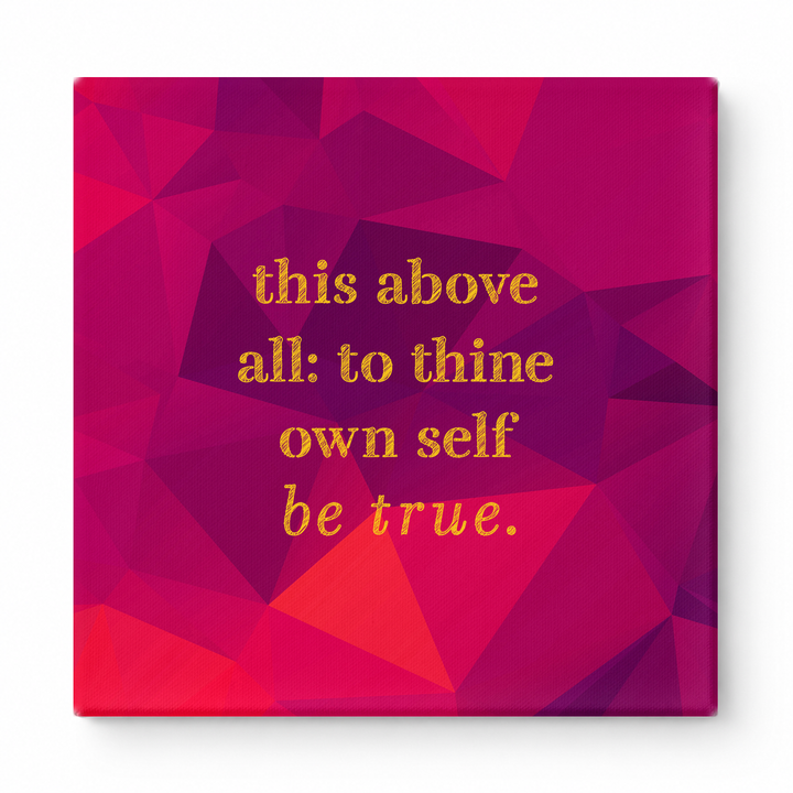 This Above All: to Thine Own Self Be True — Geometric Polygon Facets