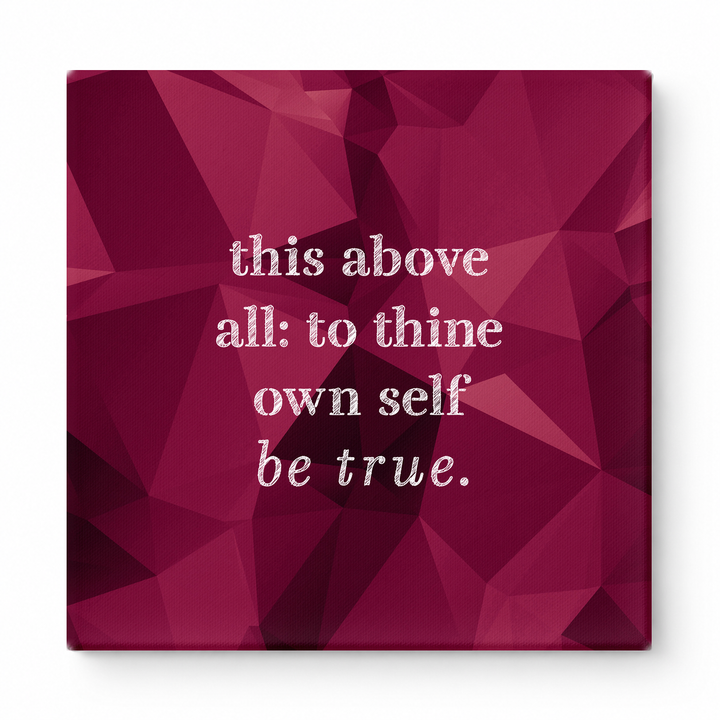 This Above All: to Thine Own Self Be True — Geometric Polygon Facets