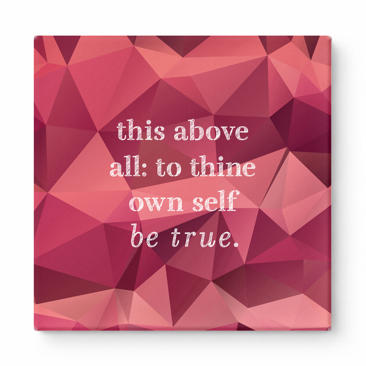 This Above All: to Thine Own Self Be True — Geometric Polygon Facets