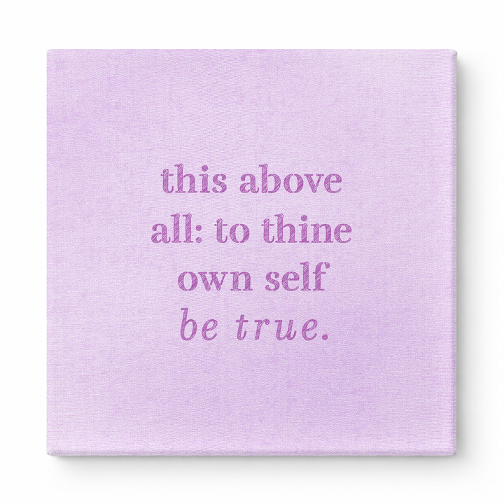 This Above All: to Thine Own Self Be True — Geometric Polygon Facets