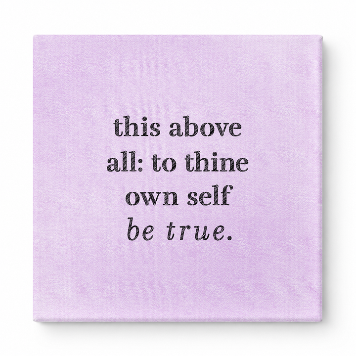 This Above All: to Thine Own Self Be True — Geometric Polygon Facets
