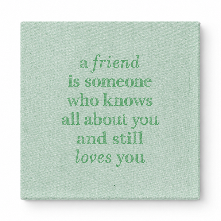 A Friend Is Someone Who Knows All About You and Still Loves You — Geometric Low-Poly