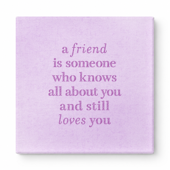 A Friend Is Someone Who Knows All About You and Still Loves You — Geometric Low-Poly