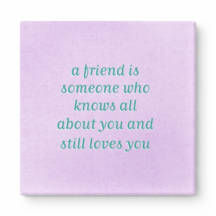 A Friend Is Someone Who Knows All About You and Still Loves You — Geometric Low-Poly