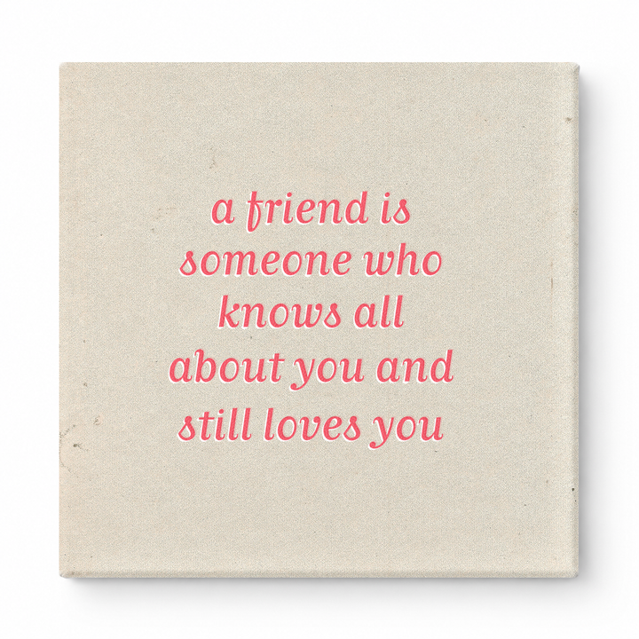 A Friend Is Someone Who Knows All About You and Still Loves You — Geometric Low-Poly