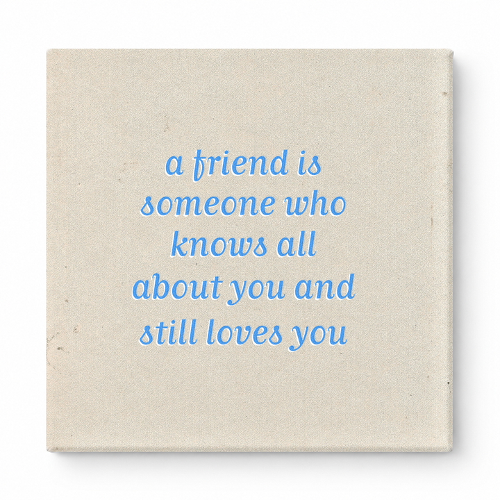 A Friend Is Someone Who Knows All About You and Still Loves You — Geometric Low-Poly