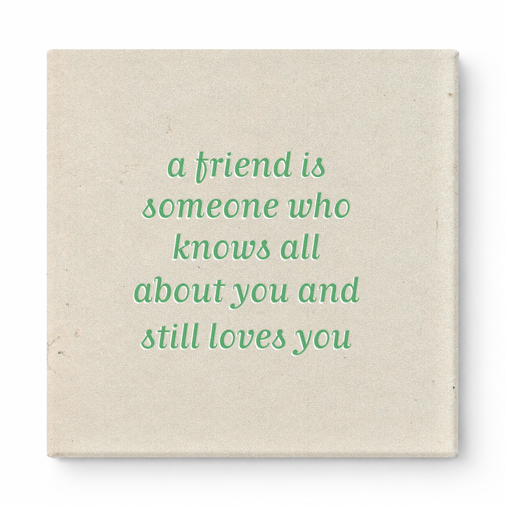 A Friend Is Someone Who Knows All About You and Still Loves You — Geometric Low-Poly