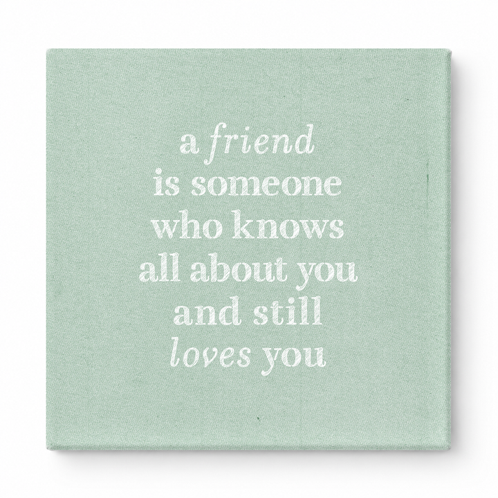 A Friend Is Someone Who Knows All About You and Still Loves You — Geometric Low-Poly