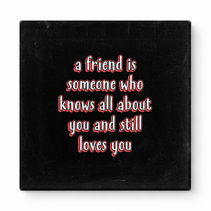 A Friend Is Someone Who Knows All About You and Still Loves You — Geometric Low-Poly