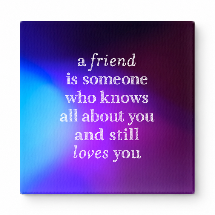 A Friend Is Someone Who Knows All About You and Still Loves You — Geometric Low-Poly
