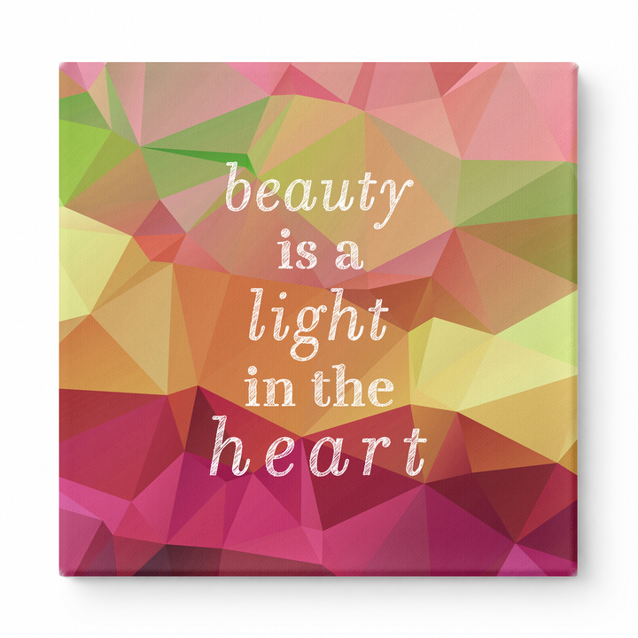 Beauty Is a Light in the Heart — Geometric Low-Poly