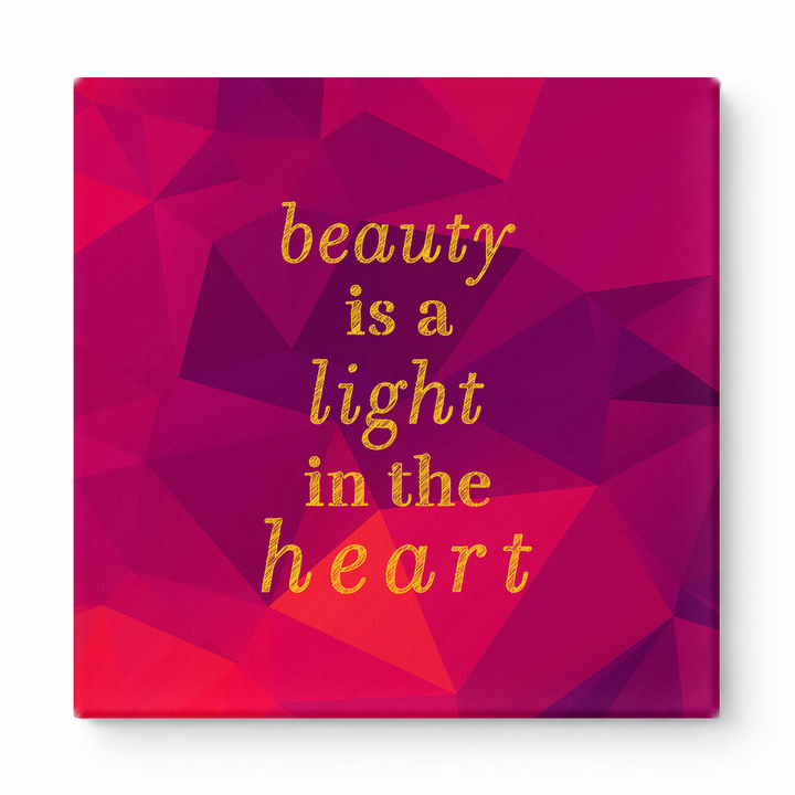 Beauty Is a Light in the Heart — Geometric Low-Poly