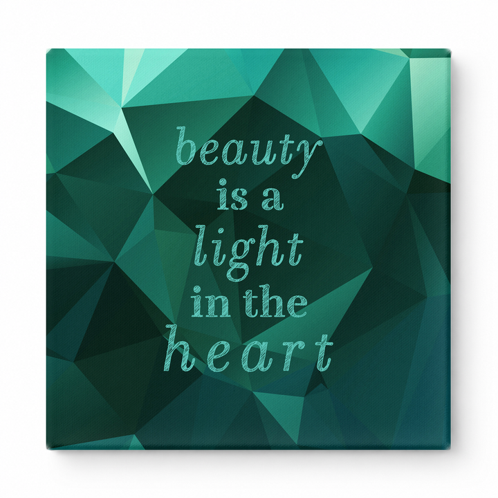 Beauty Is a Light in the Heart — Geometric Low-Poly