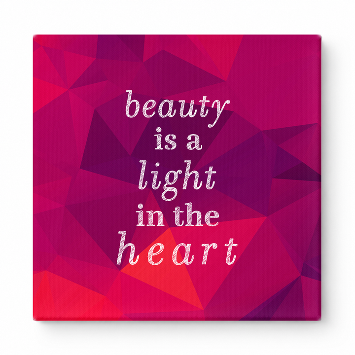 Beauty Is a Light in the Heart — Geometric Low-Poly