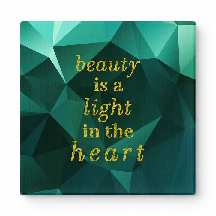 Beauty Is a Light in the Heart — Geometric Low-Poly