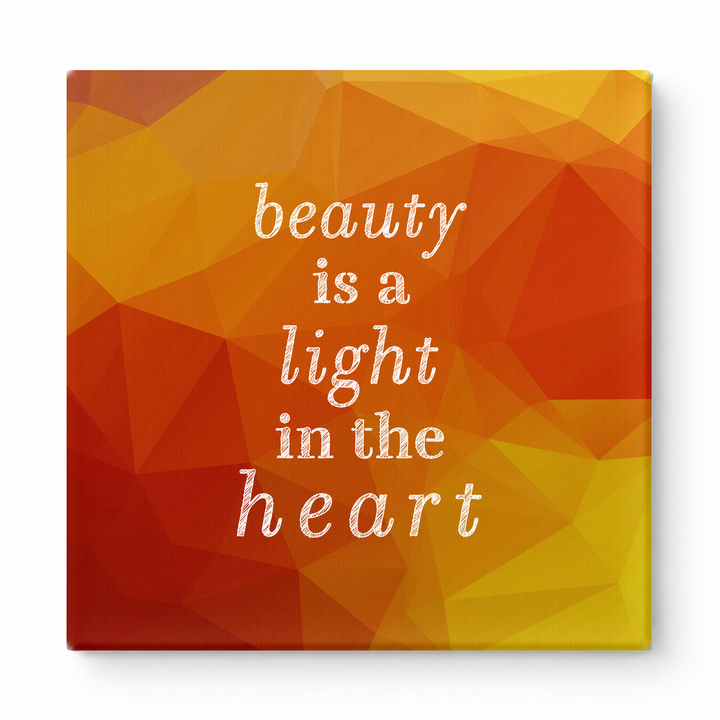 Beauty Is a Light in the Heart — Geometric Low-Poly