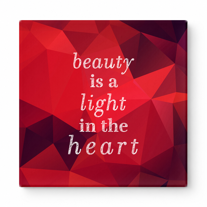 Beauty Is a Light in the Heart — Geometric Low-Poly