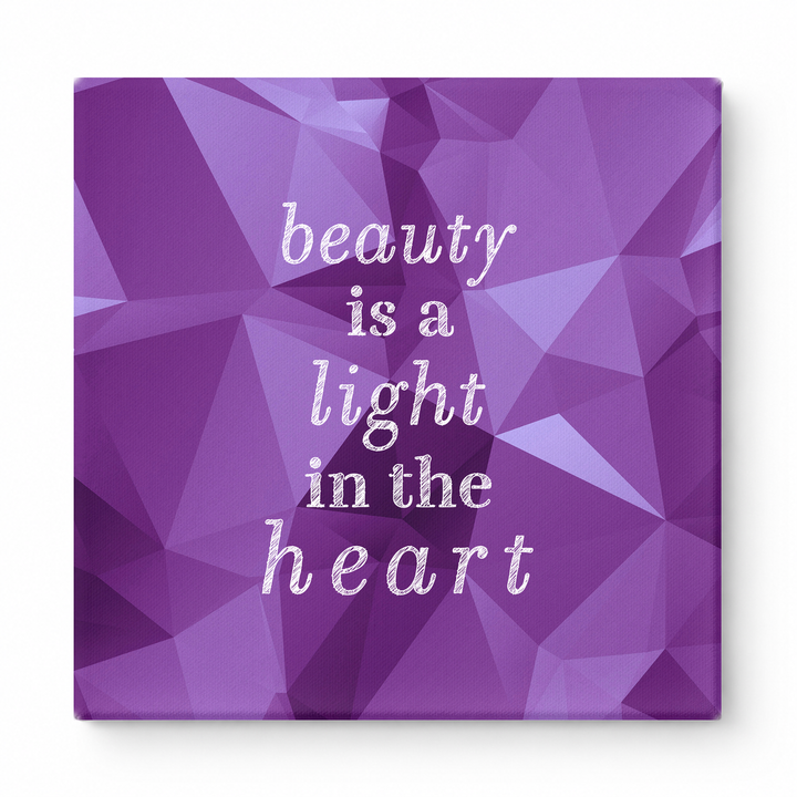 Beauty Is a Light in the Heart — Geometric Low-Poly