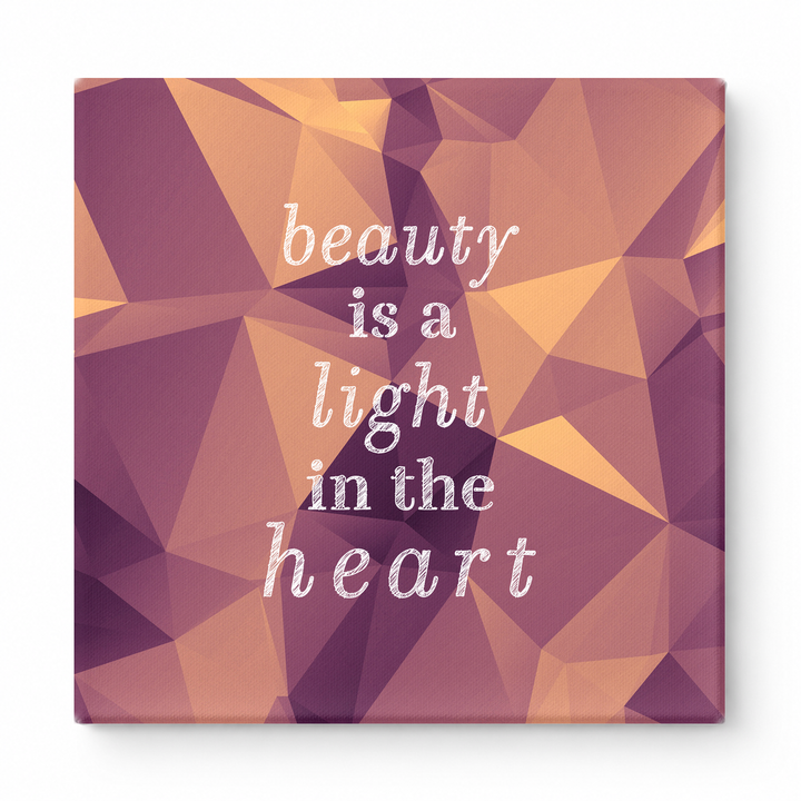 Beauty Is a Light in the Heart — Geometric Low-Poly