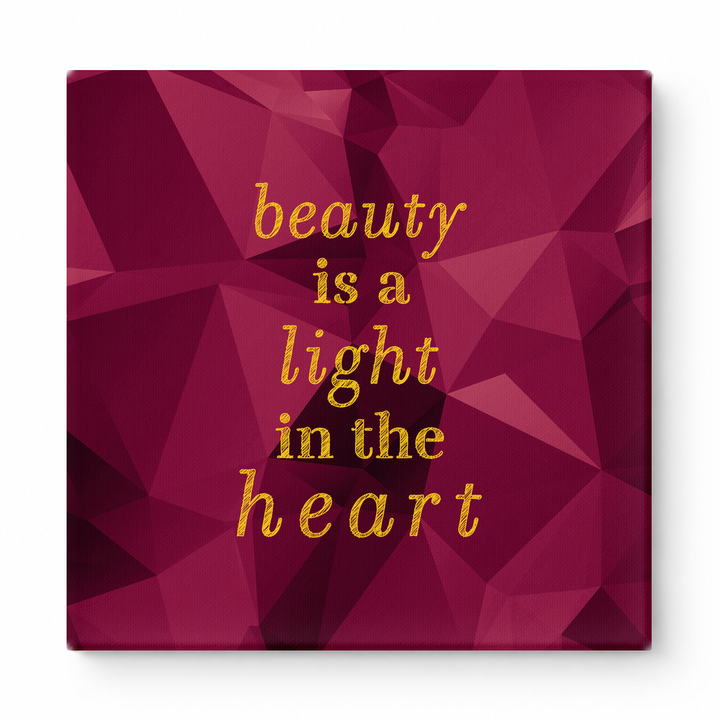 Beauty Is a Light in the Heart — Geometric Low-Poly
