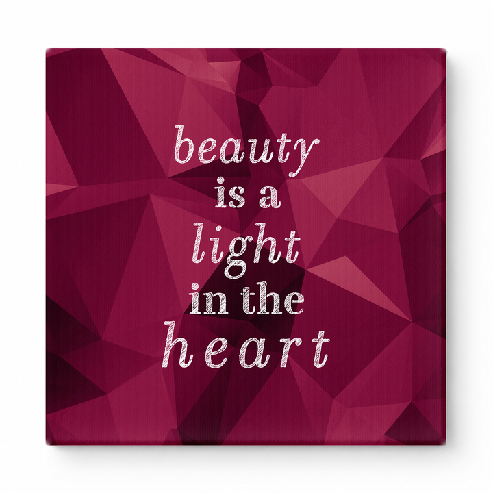 Beauty Is a Light in the Heart — Geometric Low-Poly