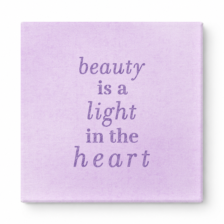 Beauty Is a Light in the Heart — Geometric Low-Poly