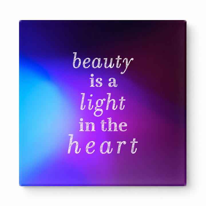 Beauty Is a Light in the Heart — Geometric Low-Poly