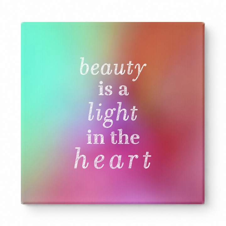 Beauty Is a Light in the Heart — Geometric Low-Poly