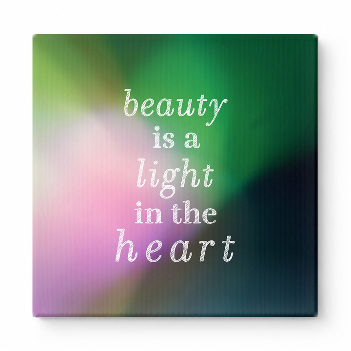 Beauty Is a Light in the Heart — Geometric Low-Poly