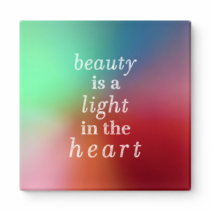 Beauty Is a Light in the Heart — Geometric Low-Poly