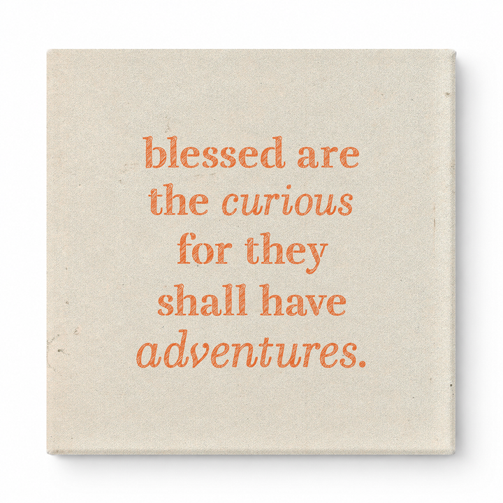 Blessed Are the Curious for They Shall Have Adventures — Geometric Low-Poly