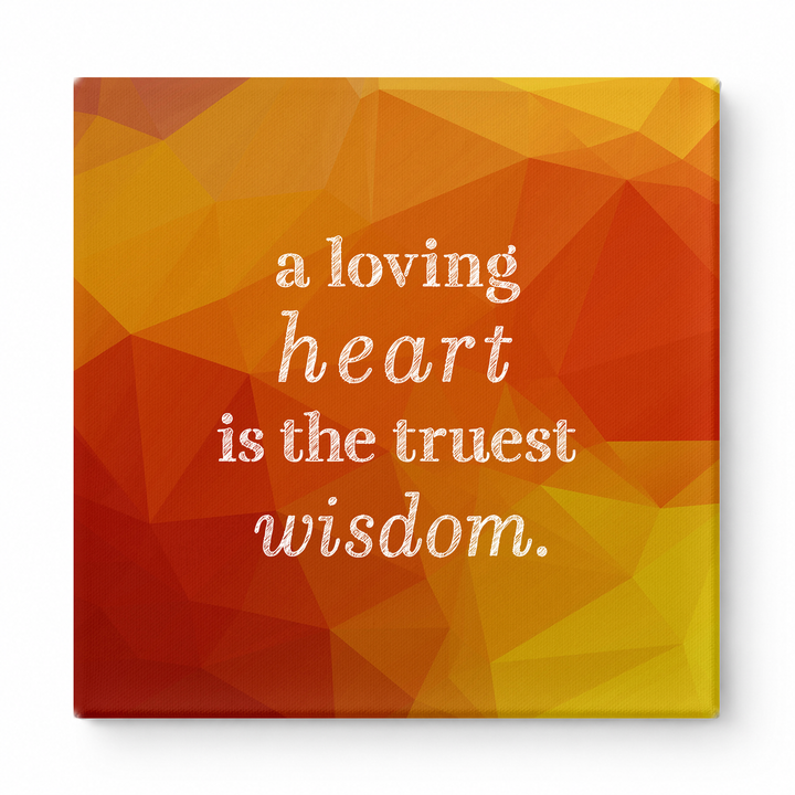 A Loving Heart Is the Truest Wisdom — Geometric Low-Poly