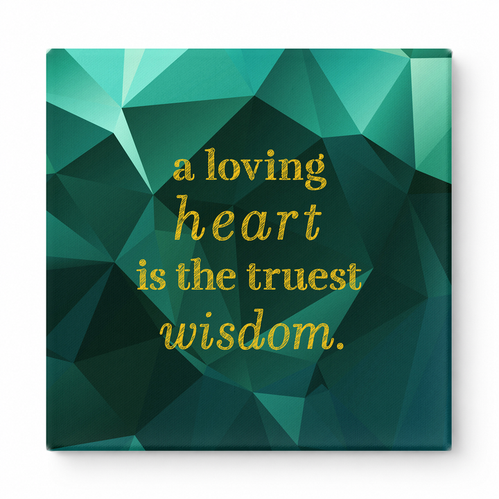 A Loving Heart Is the Truest Wisdom — Geometric Low-Poly
