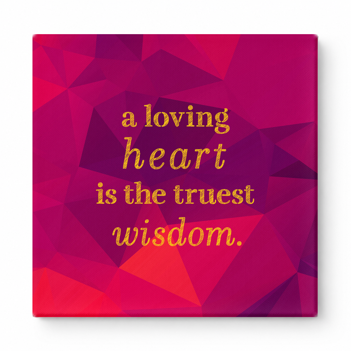 A Loving Heart Is the Truest Wisdom — Geometric Low-Poly