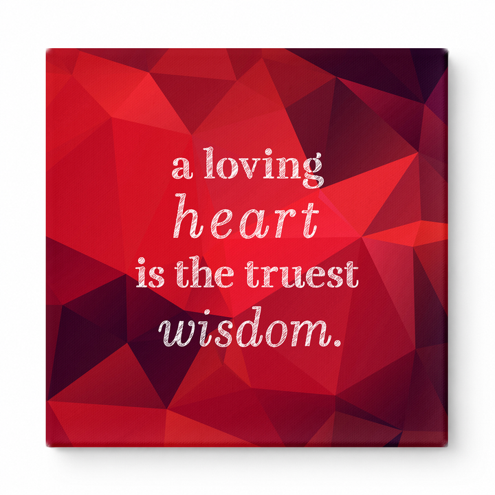 A Loving Heart Is the Truest Wisdom — Geometric Low-Poly