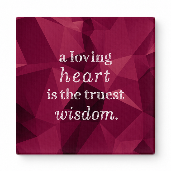 A Loving Heart Is the Truest Wisdom — Geometric Low-Poly