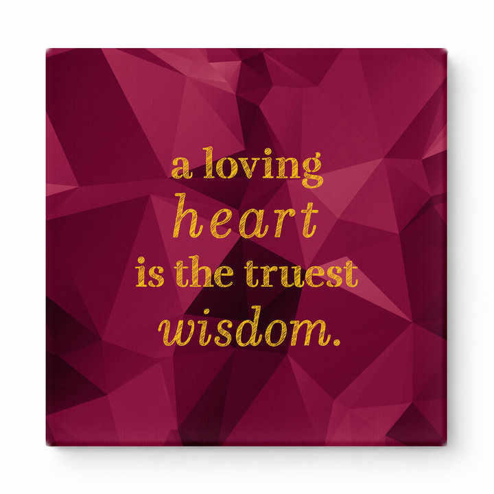 A Loving Heart Is the Truest Wisdom — Geometric Low-Poly