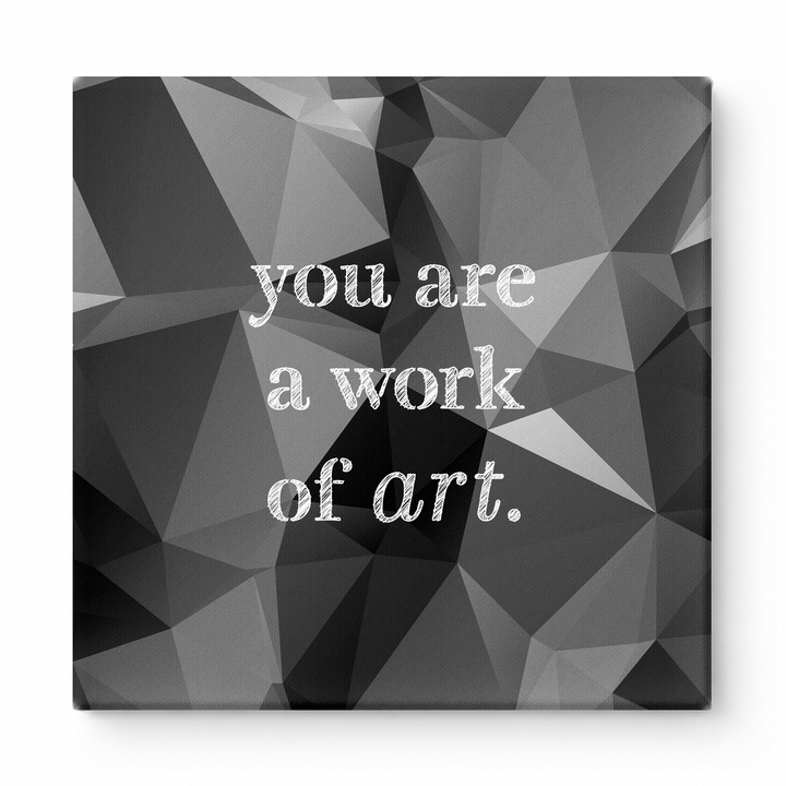 You Are a Work of Art — Watercolor Wash