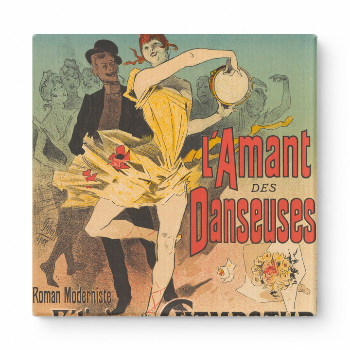 L'Amant des Danseuses 1888 – Belle Époque Vintage Poster Canvas Wall Art