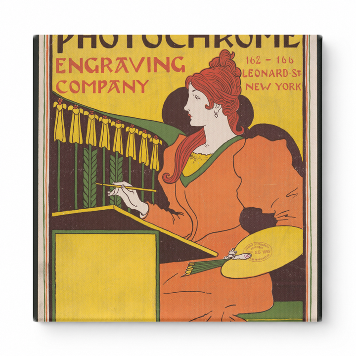 Photochrome Engraving Company 1895 - Art Nouveau Vintage Poster Wall Art