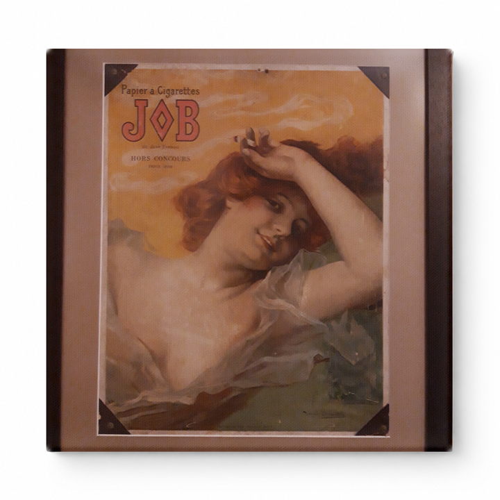 Papier & Cigarettes JOB 1890s - Belle Époque Vintage Poster Wall Art
