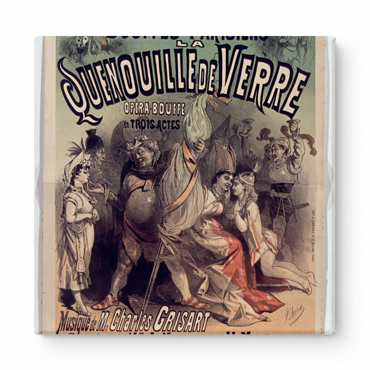 Quenouille de Verre 1896 Opera Bouffe - Belle Époque Vintage Poster Wall Art