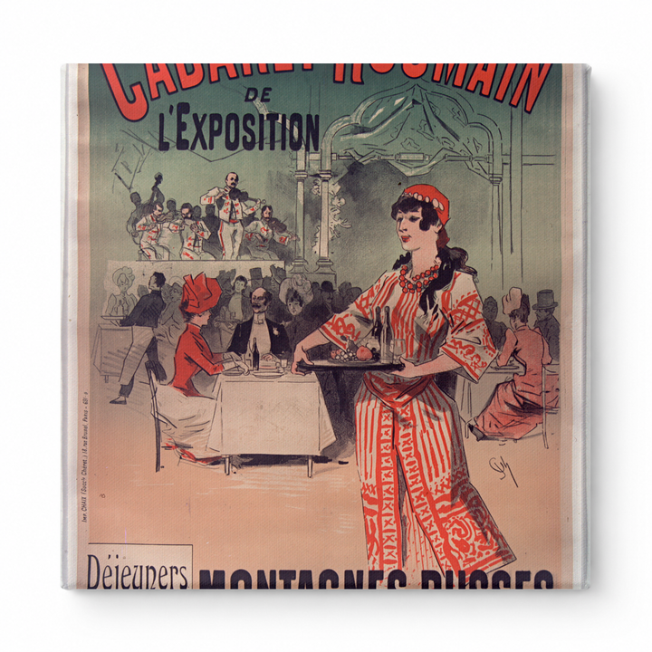 Cabaret Roumain de l'Exposition 1889 – Belle Époque Vintage Poster Wall Art