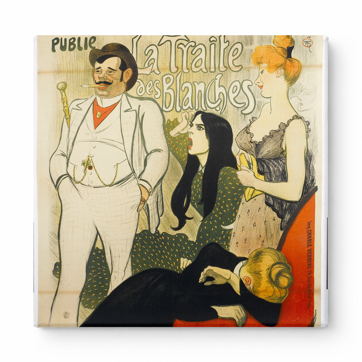 La Traite des Blanches Le Journal 1899 - Belle Époque Vintage Poster Wall Art