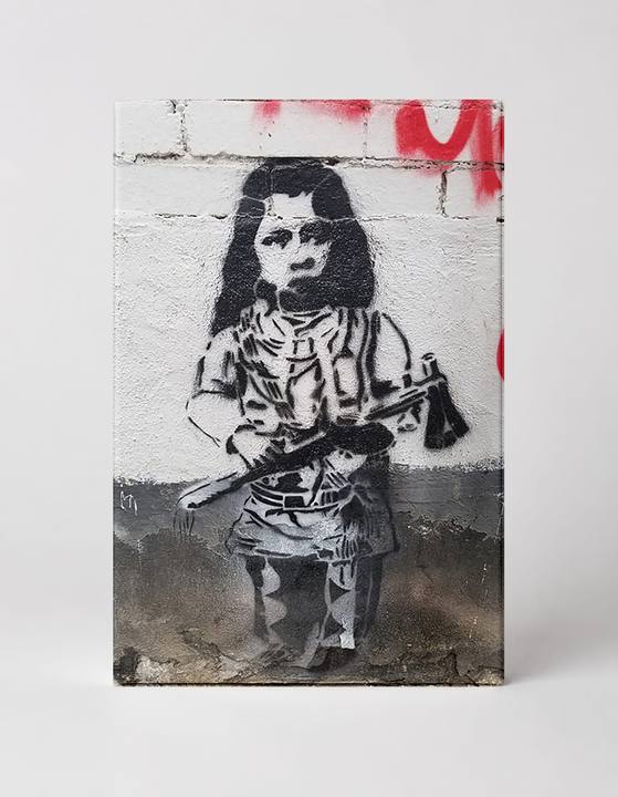 Tomahawk Girl — Street Art Print
