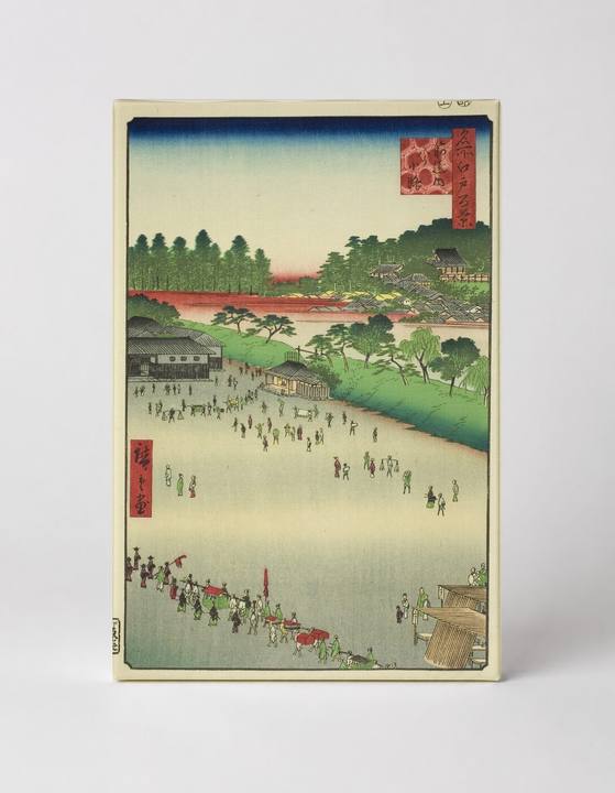 Shiba Shinmei Shrine and Zōjōji Temple (1858)