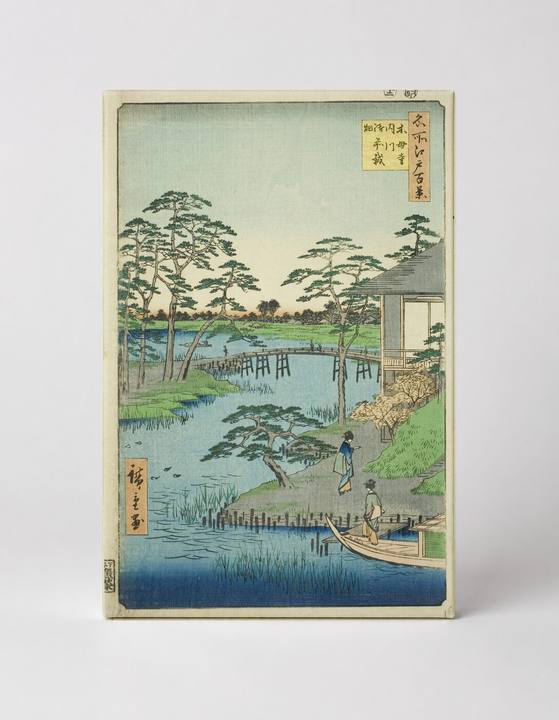 Motoyanagibashi, Hiroshige's 100 Famous Views of Edo, No. 92