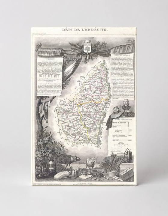 Dept. de L'Ardèche, France (1847)